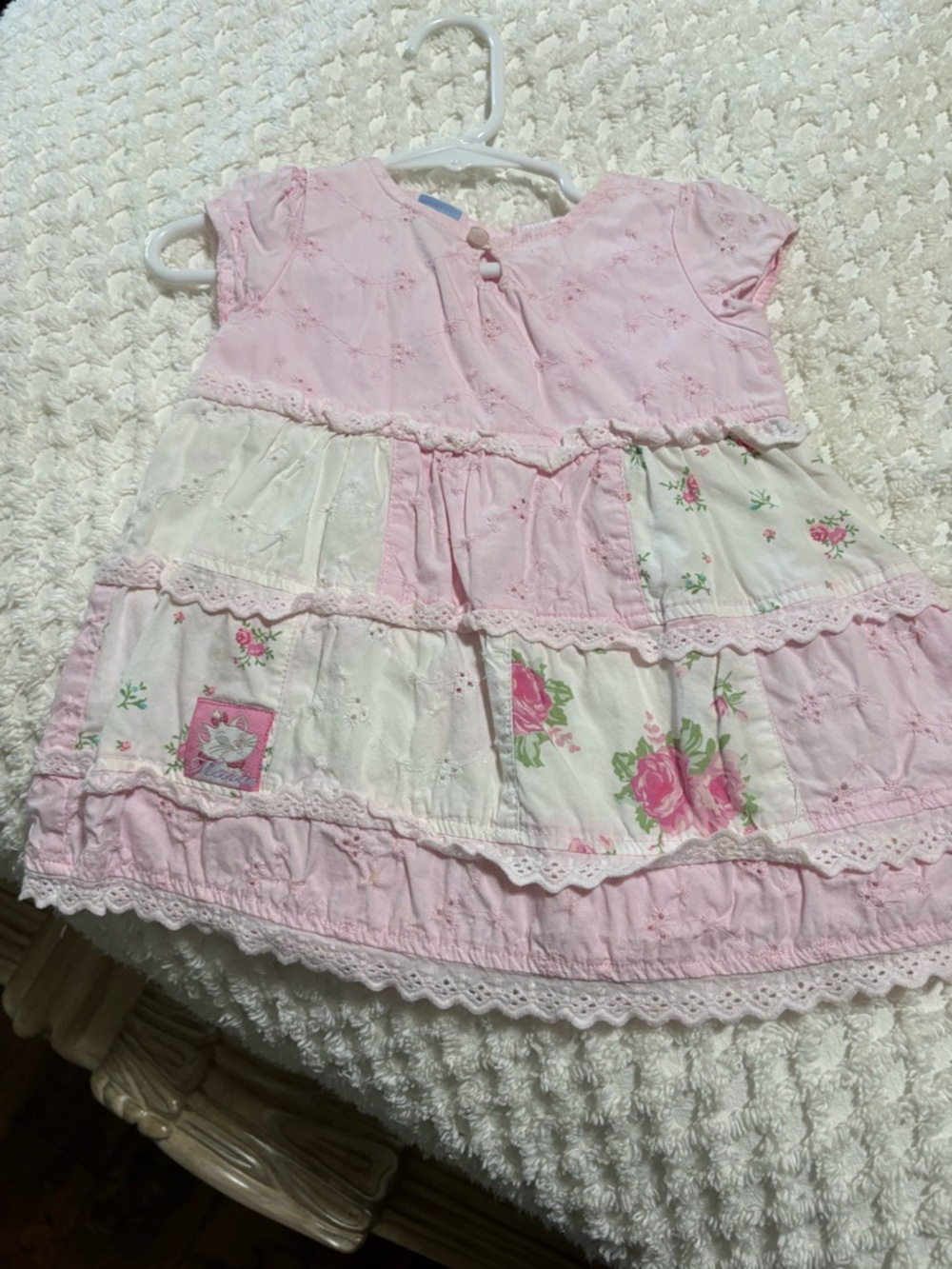 Disney Pink Floral Patchwork Dress